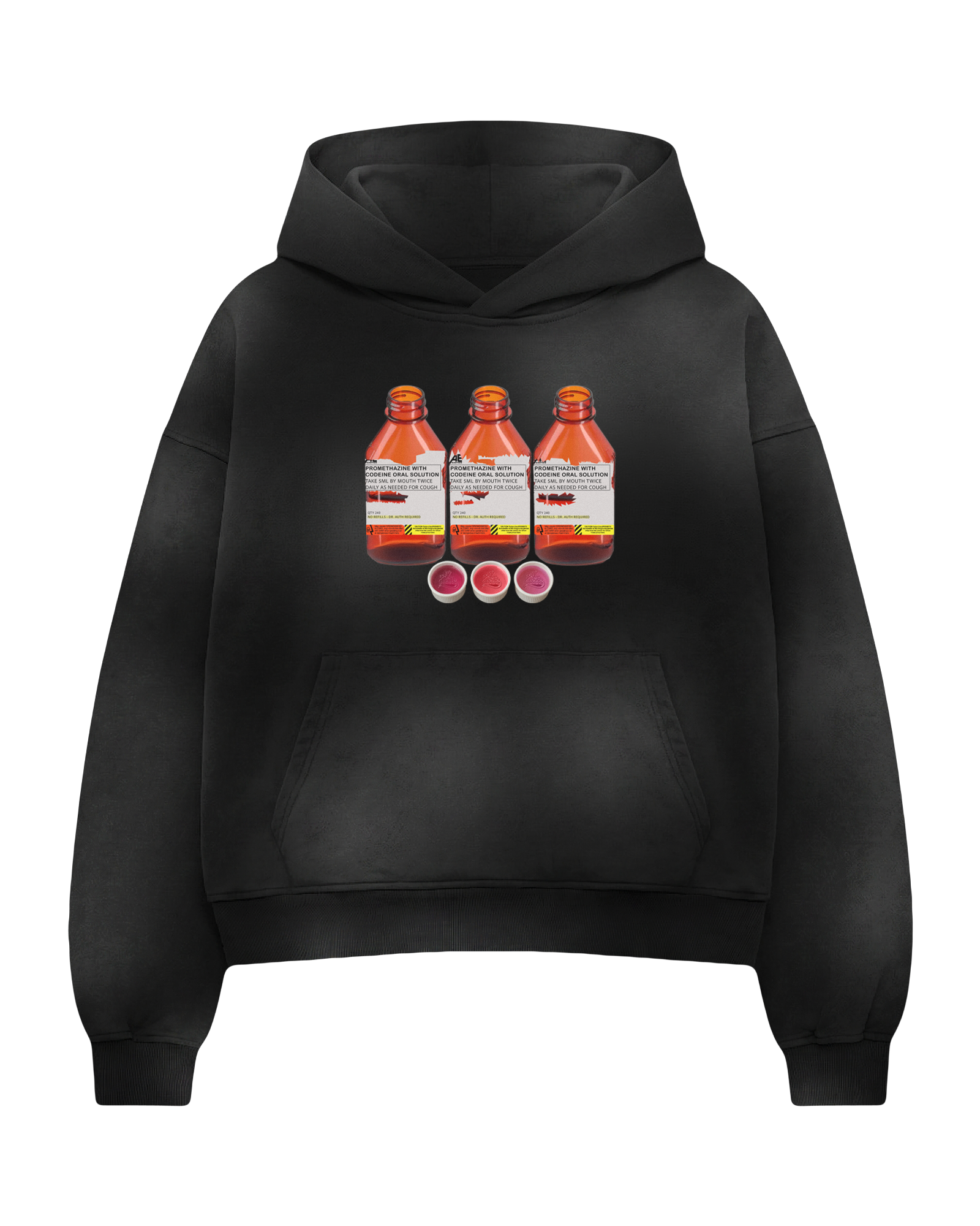 FOURS HOODIE [BLACK]