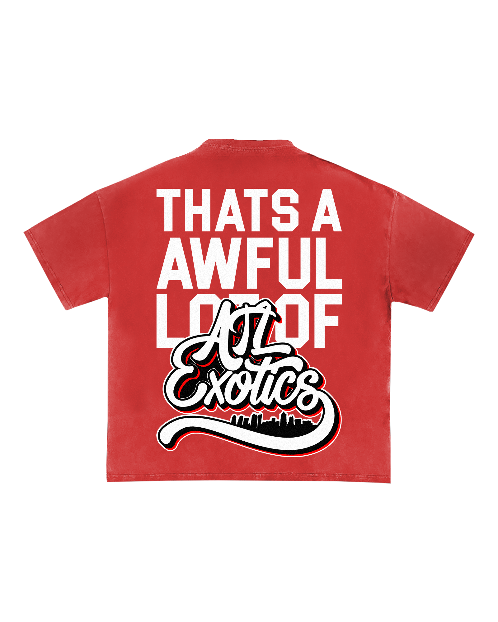 AWFUL LOT OF ATL EXOTICS TEE [RED]