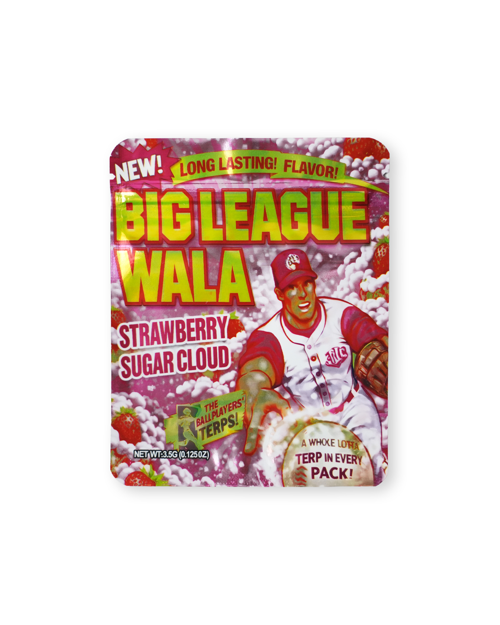 BIG LEAGUE WALA STRAWBERRY SUGAR CLOUD BAG [3.5G]