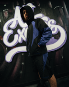 ATL EXOTICS WINDBREAKER SET [BLACK/PURPLE]