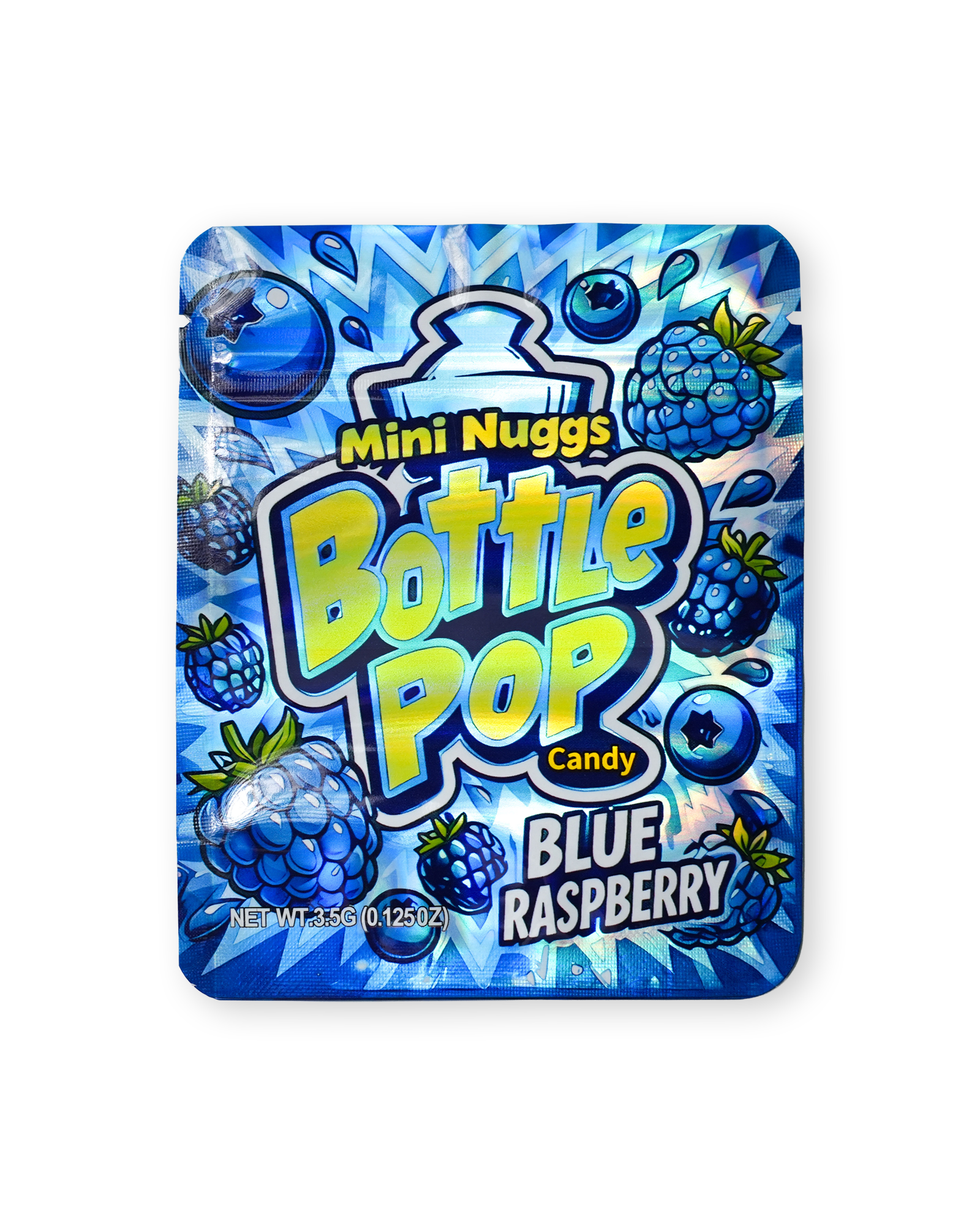 BOTTLE POP CANDY BLUE RASPBERRY BAG [3.5G]