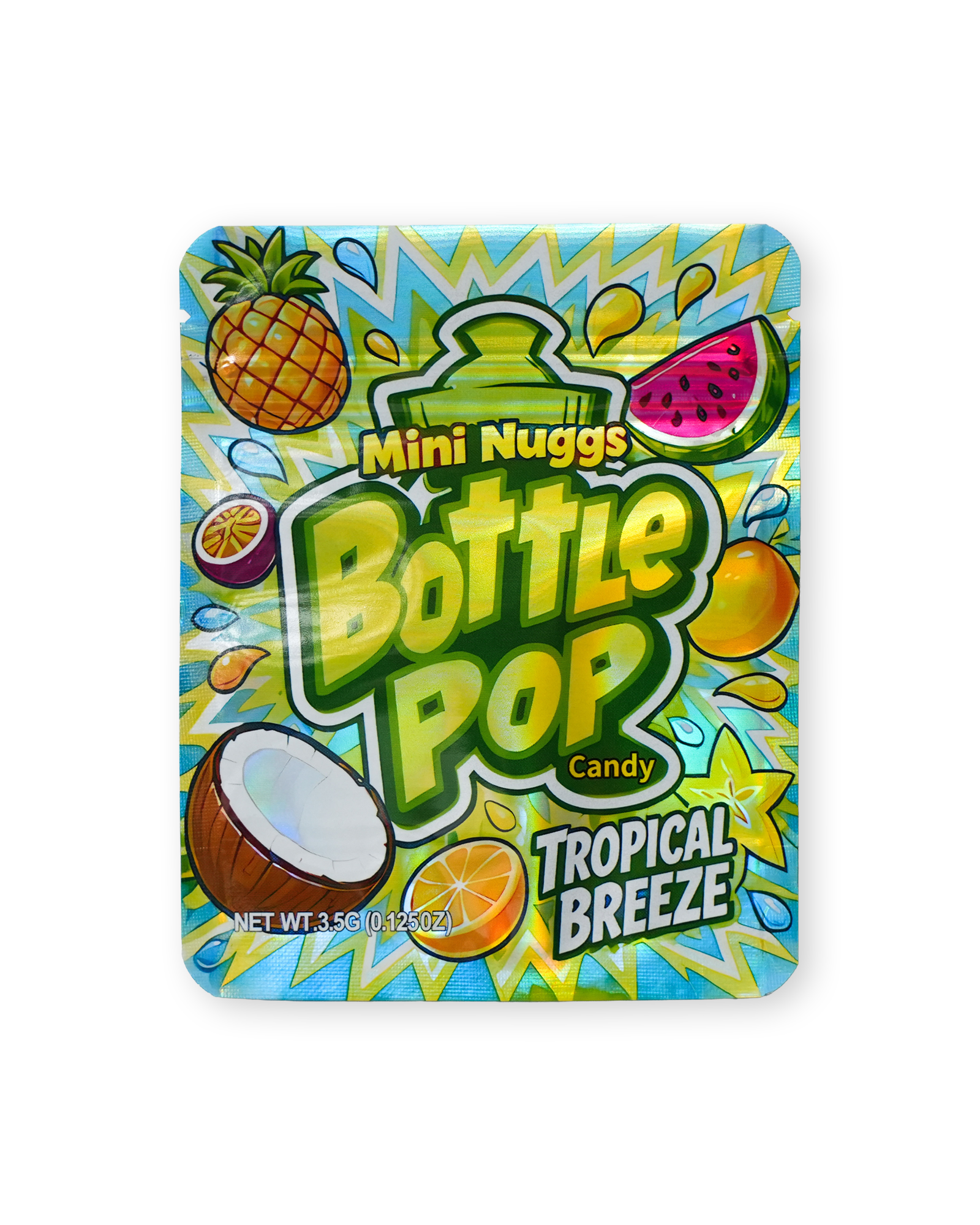 BOTTLE POP CANDY TROPICAL BREEZE BAG [3.5G]