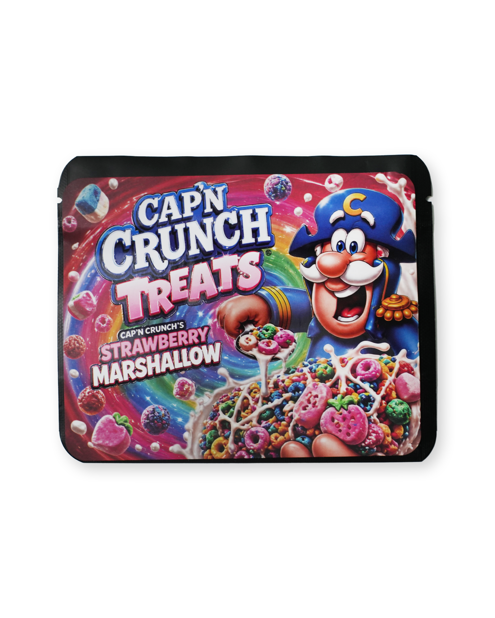 CAP'N CRUNCH TREATS STRAWBERRY MARSHALLOW STICKER BAG [3.5G]