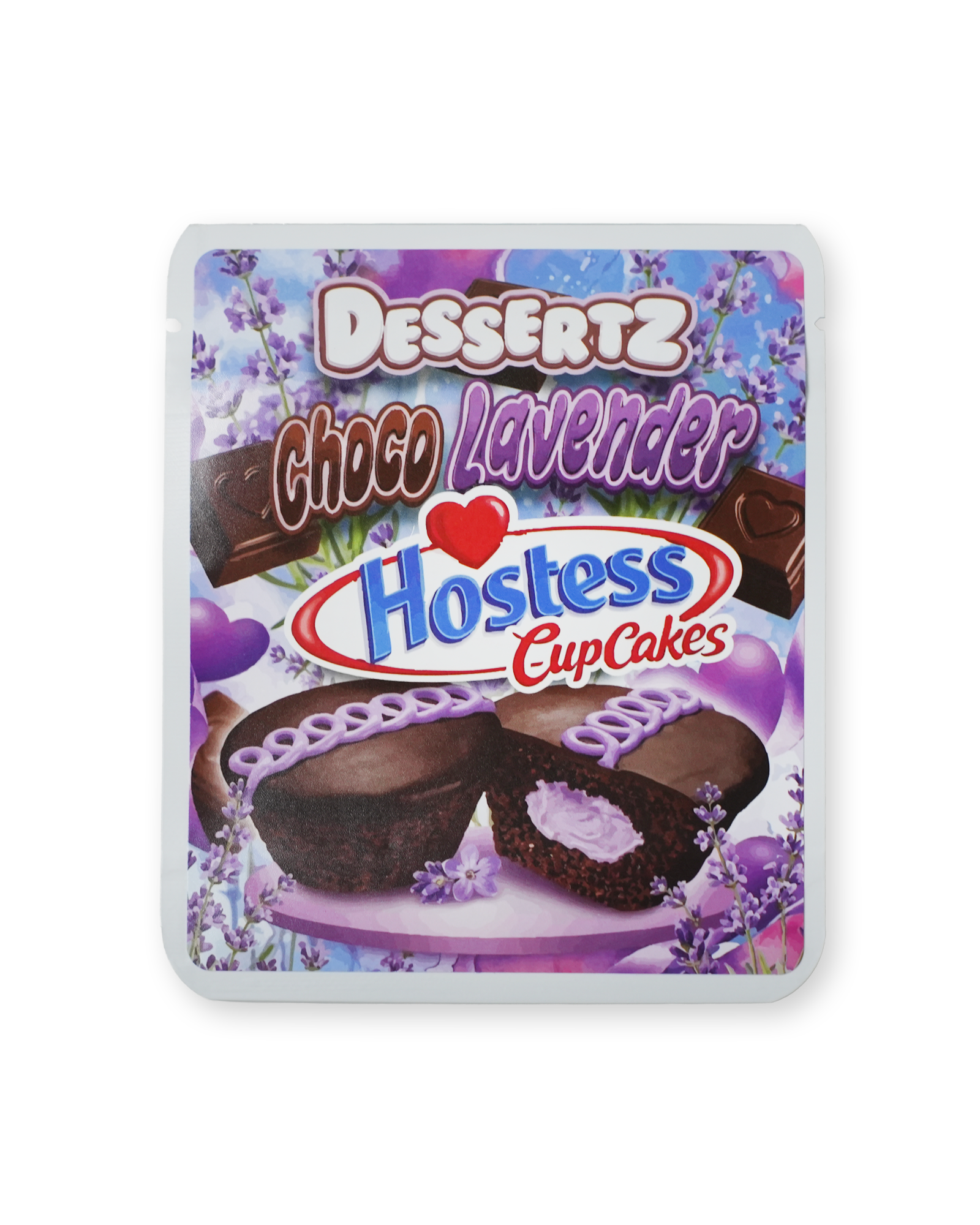DESSERTZ HOSTESS CHOCO LAVENDER CUPCAKES STICKER BAG [3.5G]