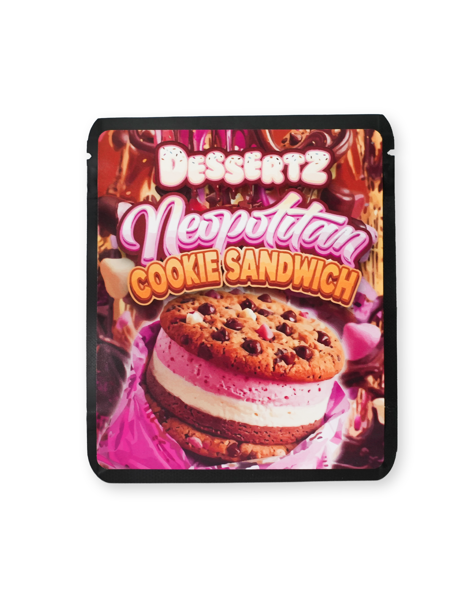DESSERTZ NEOPOLITAN COOKIE SANDWICH STICKER BAG [3.5G]
