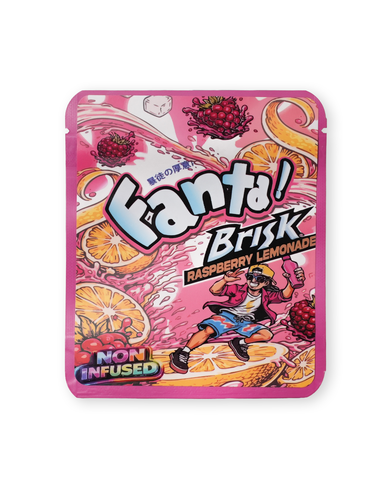FANTA BRISK RASPBERRY LEMONADE STICKER BAG [3.5G]