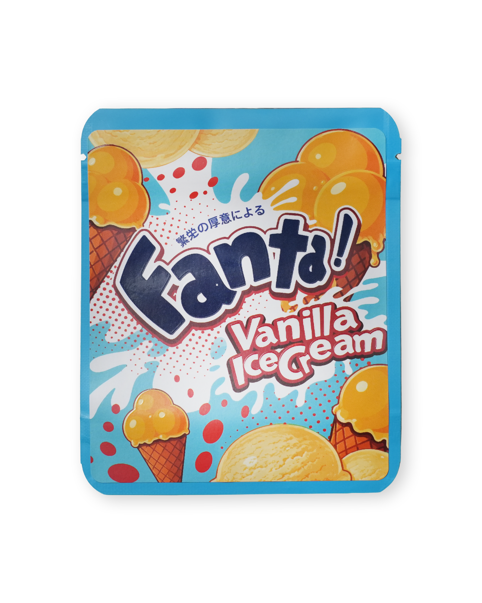 FANTA VANILLA ICE CREAM STICKER BAG [3.5G]