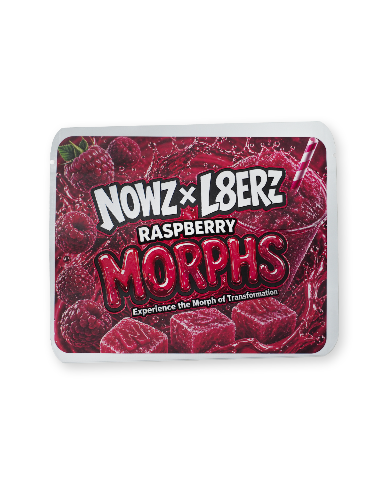 NOWZ X L8ERZ RASPBERRY MORPHS STICKER BAG [3.5G]
