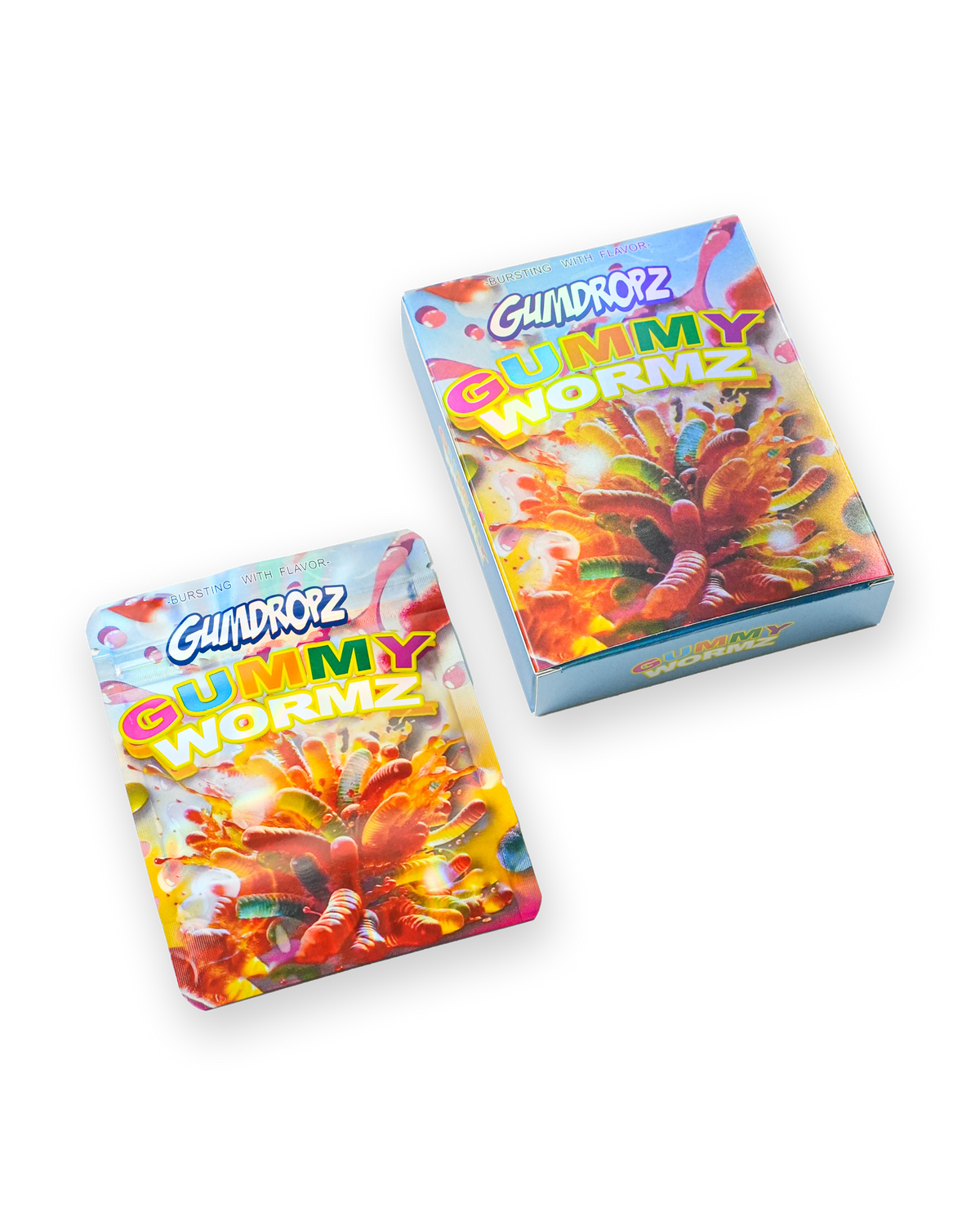 POPTARTZ WILD STRAWBERRY DECORATIVE STORAGE STICKER BAG+BOX [3.5G]