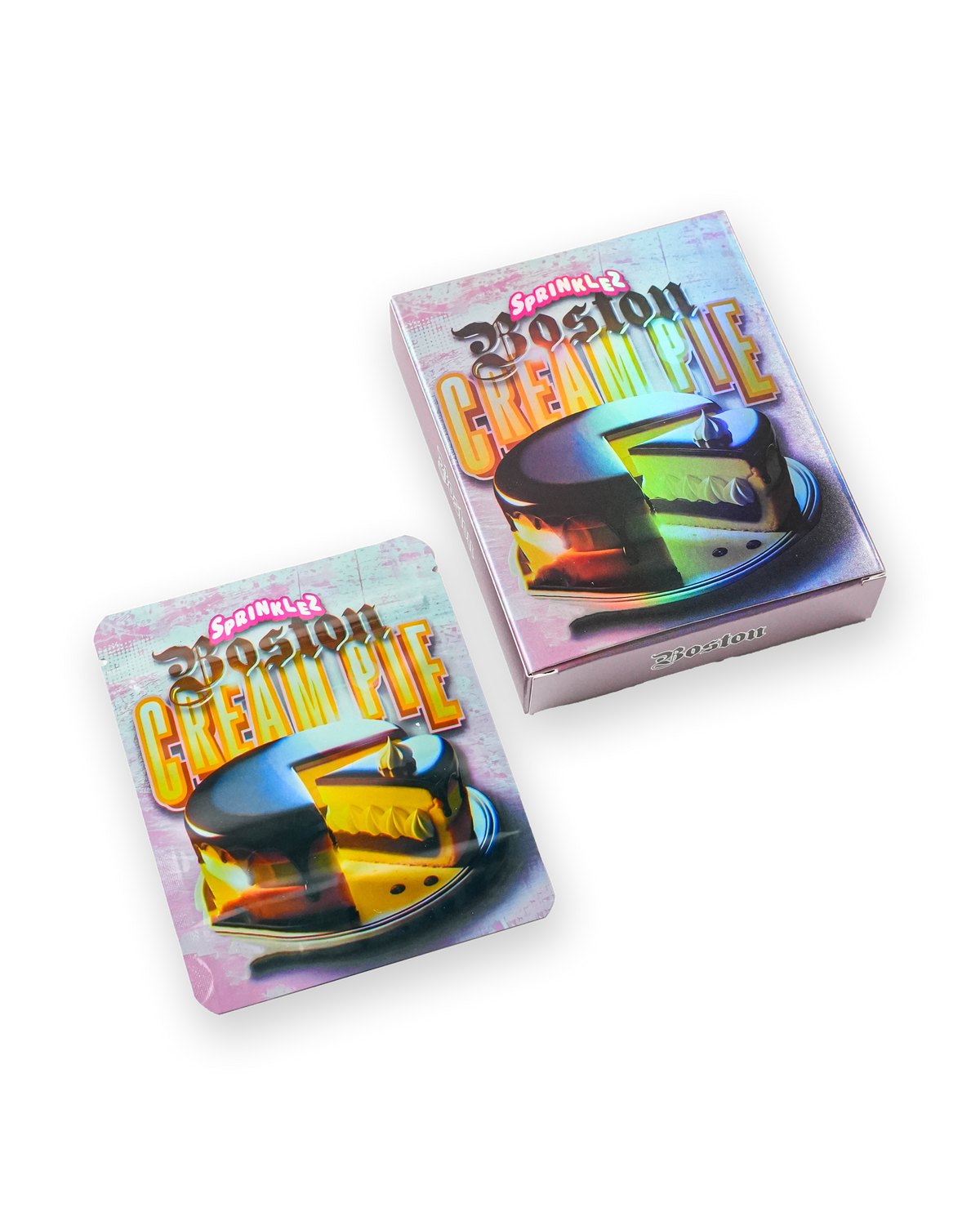 SPRINKLEZ BOSTON CREAM PIE DECORATIVE STORAGE STICKER BAG+BOX [3.5G]