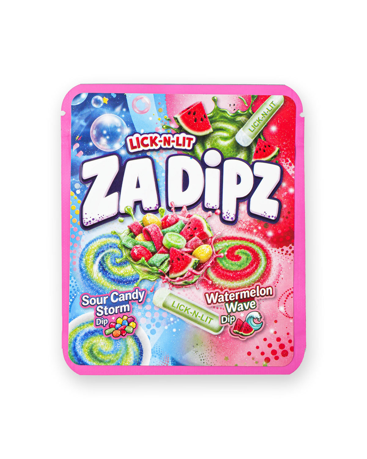 ZA DIPZ WATERMELON WAVE DECORATIVE STORAGE STICKER BAG [3.5G]