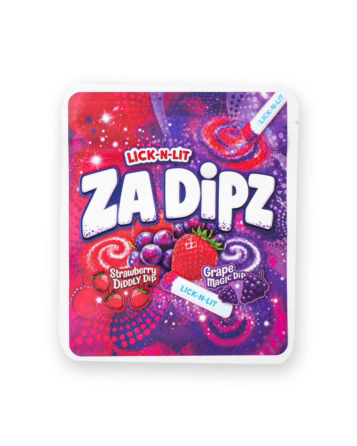 ZA DIPZ STRAWBERRY GRAPE DECORATIVE STORAGE STICKER BAG [3.5G]