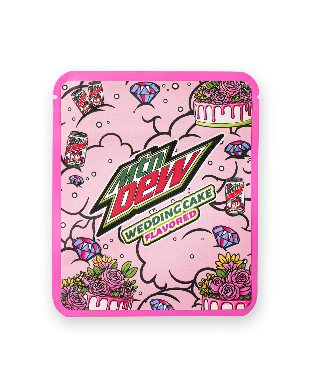 MTN DEW WEDDING CAKE DECORATIVE STORAGE STICKER BAG [3.5G]
