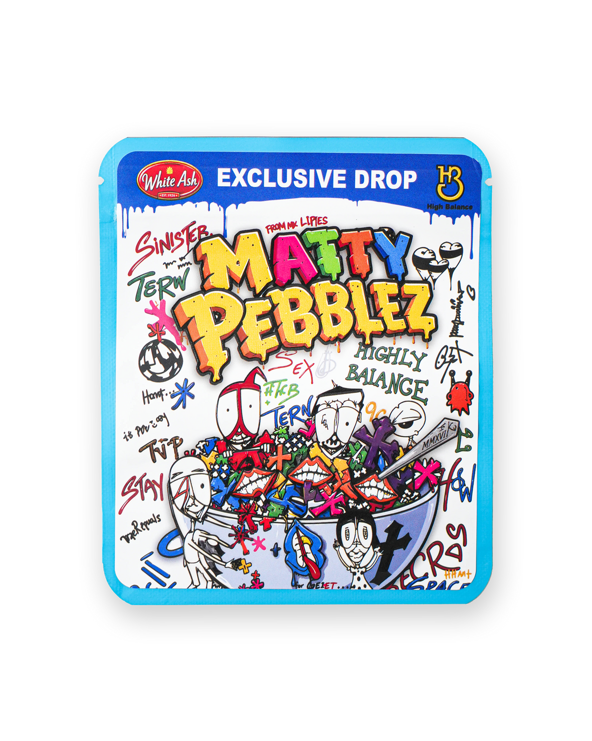 MATTY PEBBLEZ DECORATIVE STORAGE STICKER BAG [3.5G]