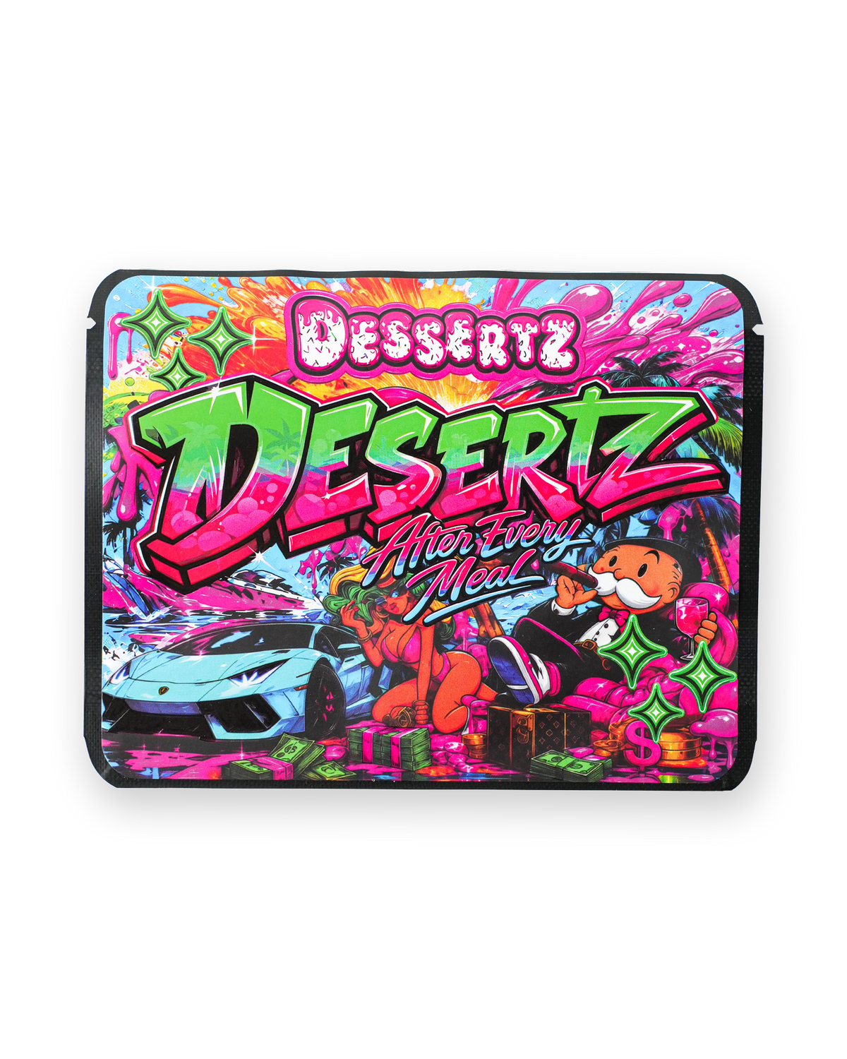 DESSERTZ AFTER EVERY MEAL DECORATIVE STORAGE STICKER BAG [3.5G]