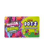 TROLLIZA SOUR DOTZ DECORATIVE STORAGE STICKER BAG [3.5G EACH SIDE]
