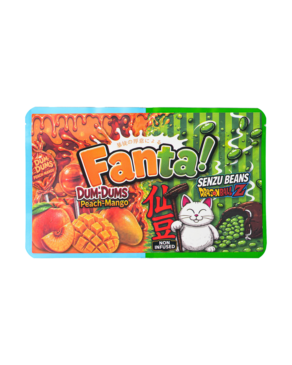 FANTA DUM DUMS DECORATIVE STORAGE STICKER BAG [3.5G EACH SIDE]