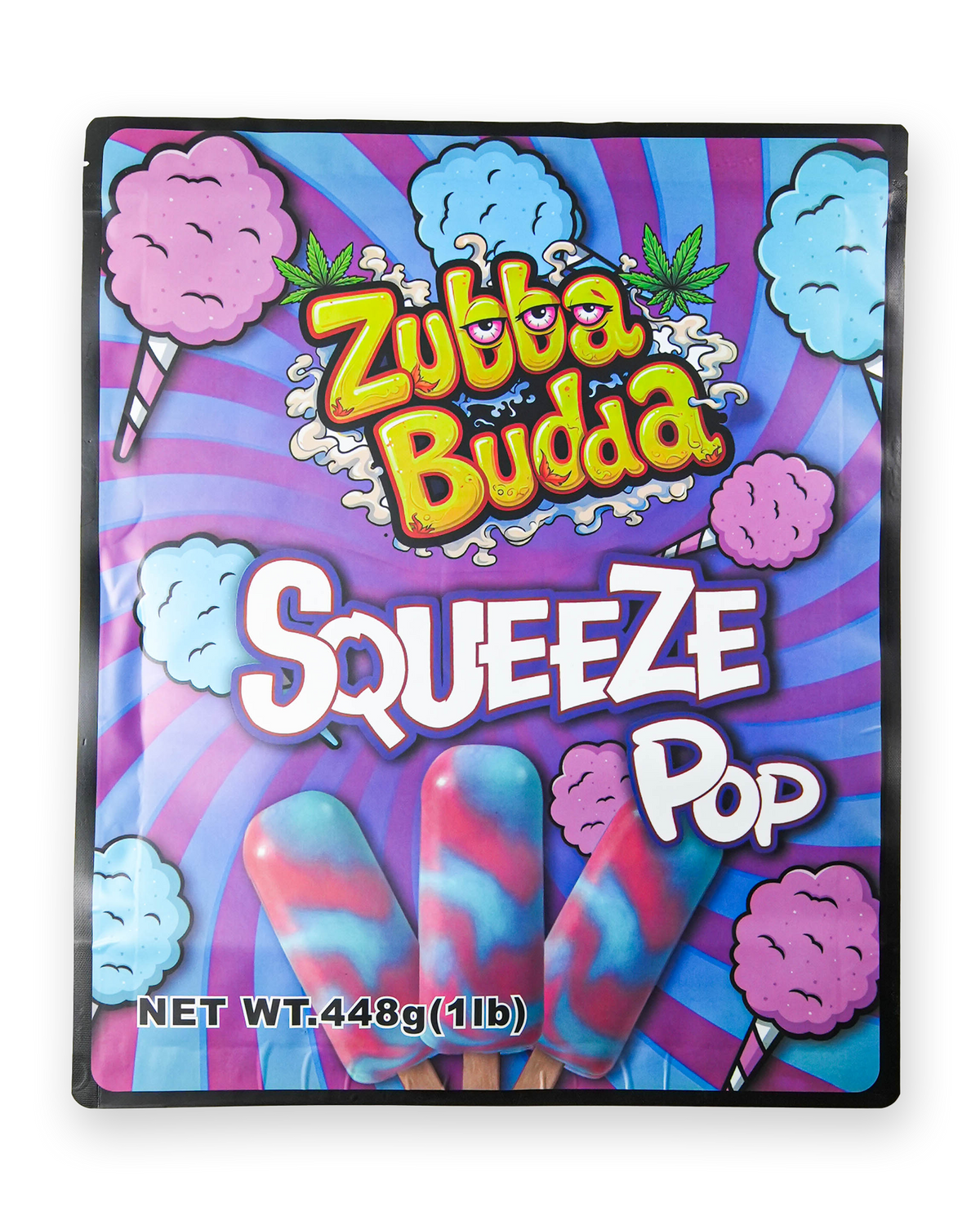 ZUBBA BUDDA SQUEEZE POP DECORATIVE STORAGE STICKER BAG [1Ib]