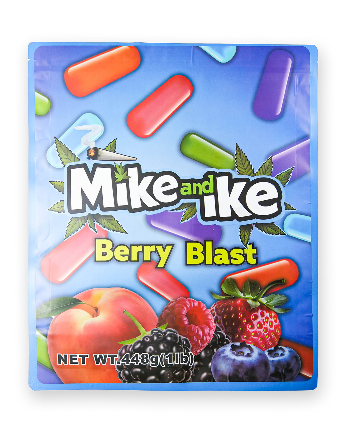MIKE AND IKE BERRY BLAST DECORATIVE STORAGE STICKER BAG [1Ib]