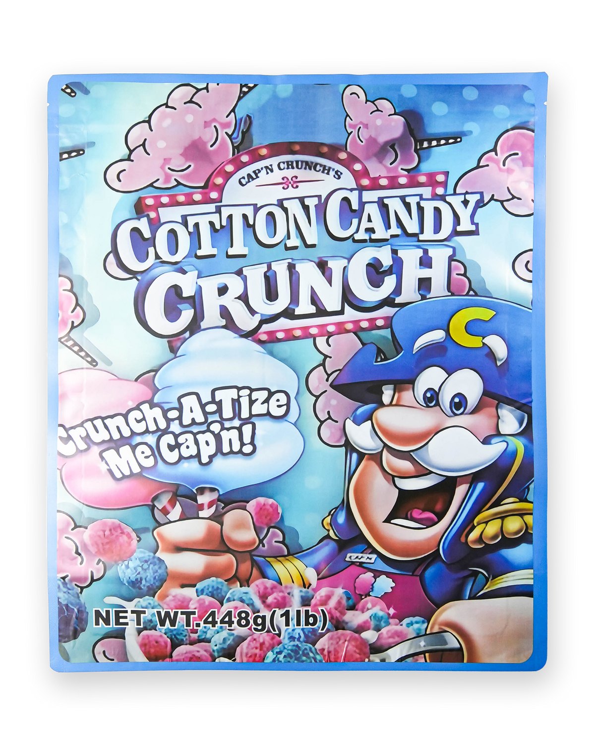 COTTON CANDY CRUNCH DECORATIVE STORAGE STICKER BAG [1Ib]