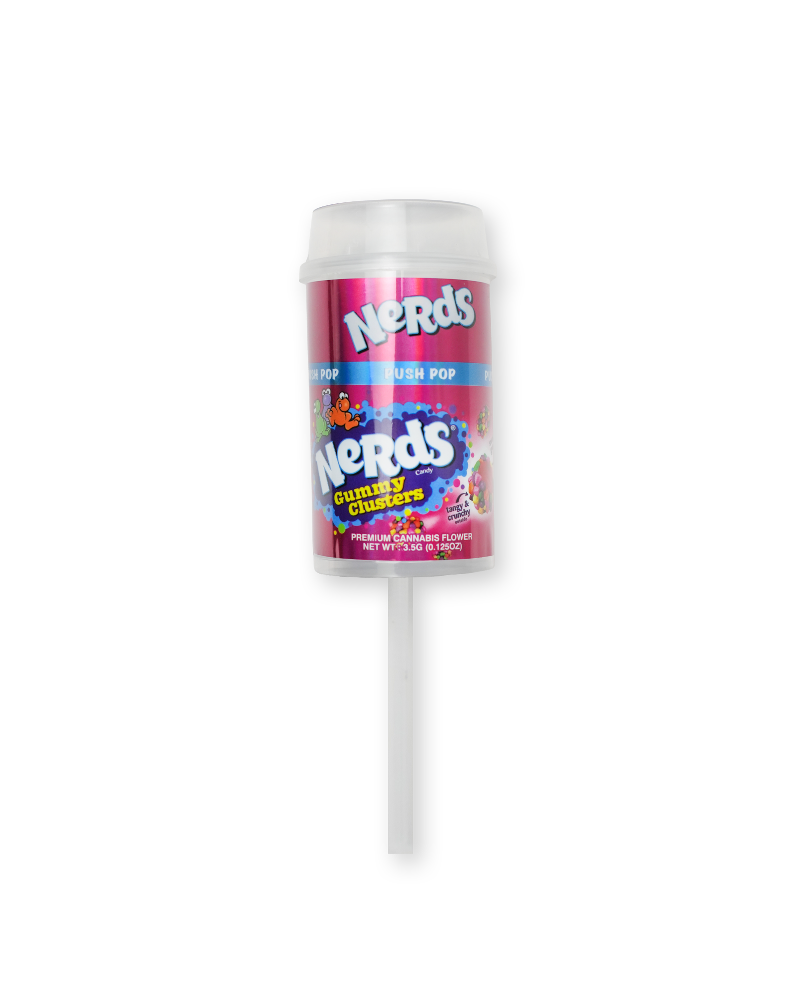 PUSHPOP NERDS GUMMY CLUSTERS JAR [3.5G]