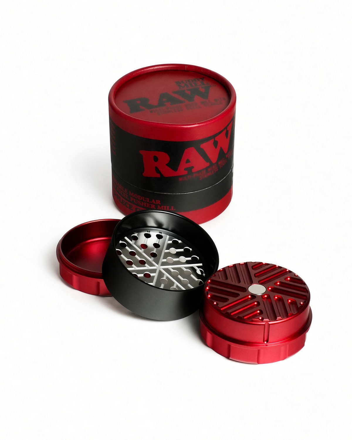 RAW x BUDDY MILL GRINDER [RED]