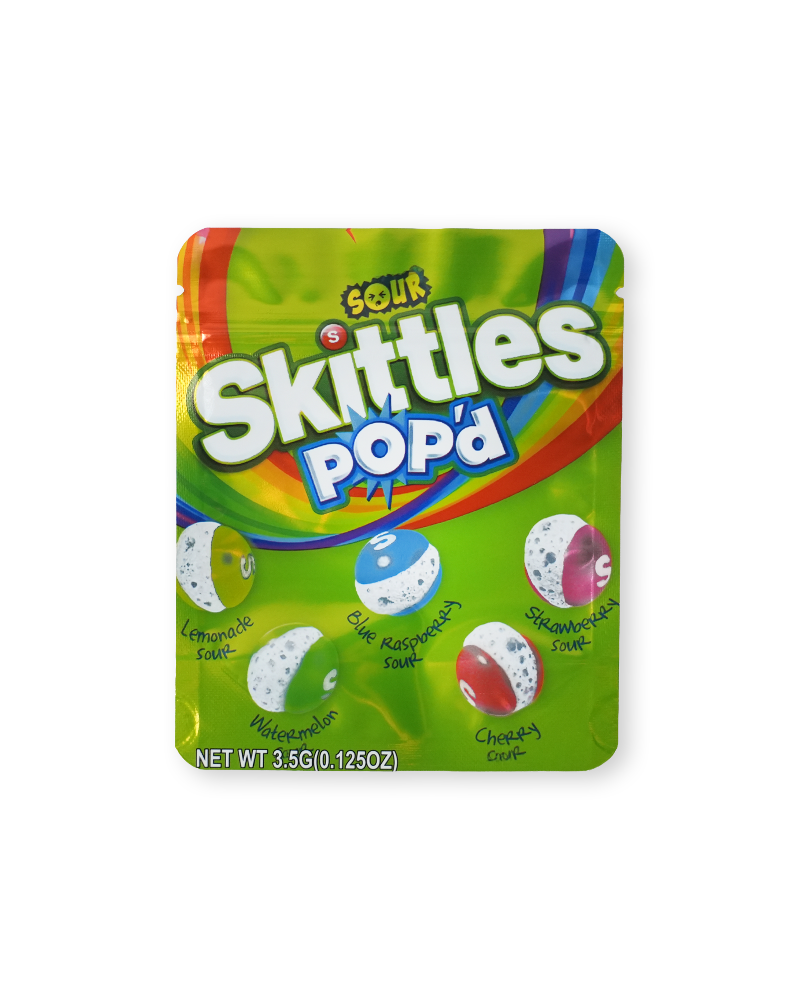 SKITTLES SOUR POP'D BAG [3.5G]