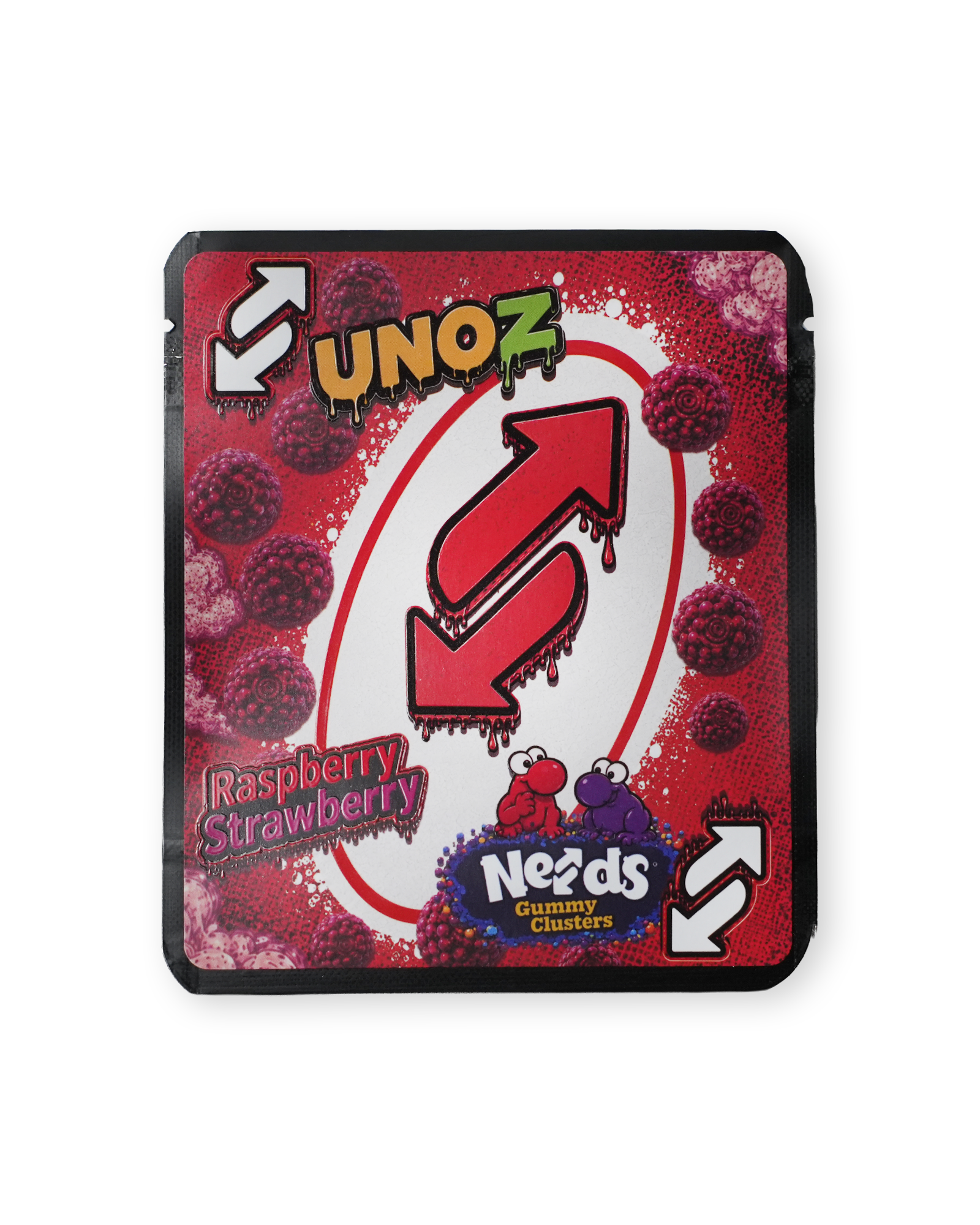 UNOZ NERDS RASPBERRY STRAWBERRY STICKER BAG [3.5G]