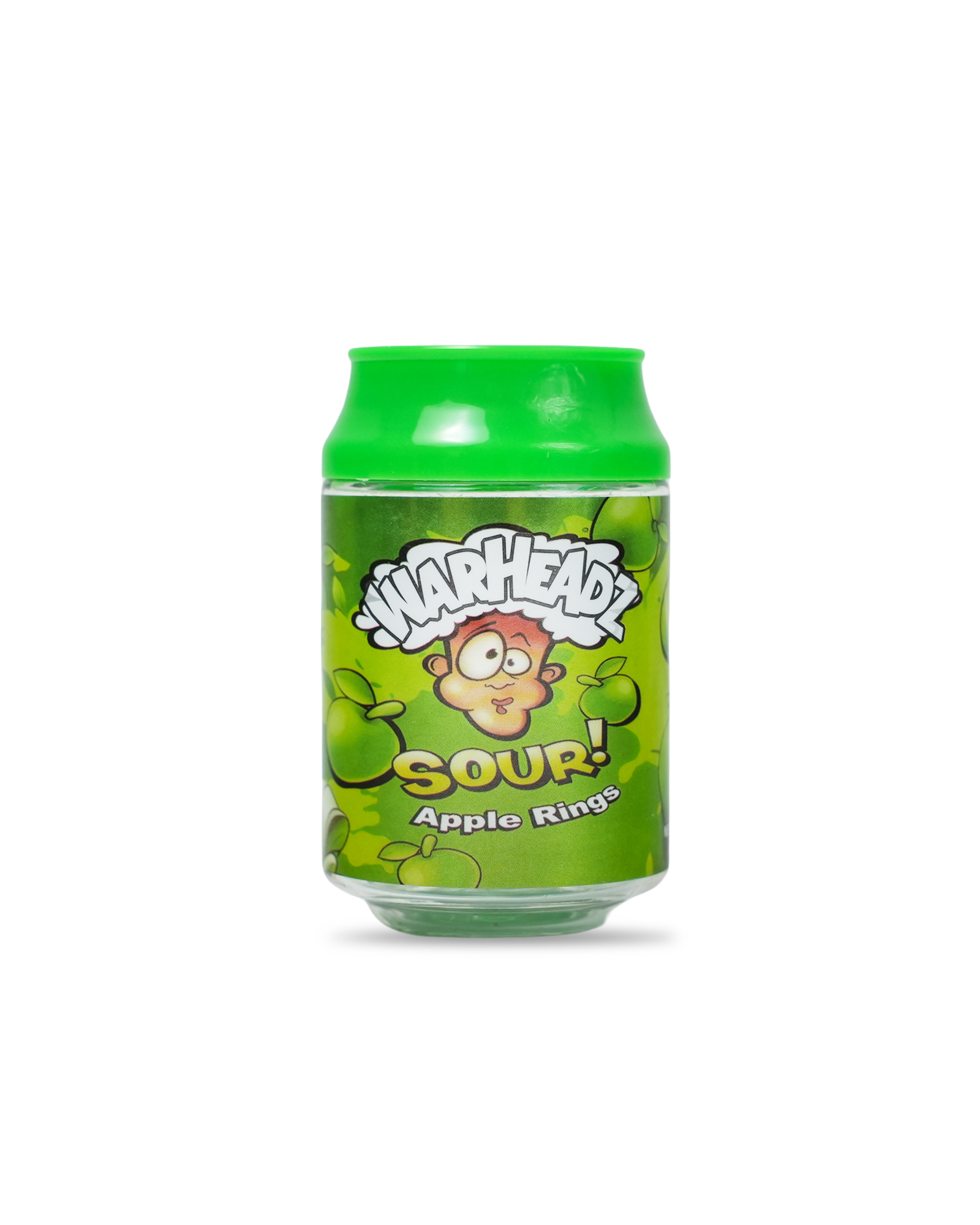 WARHEADZ SOUR APPLE RINGS CAN [3.5G]